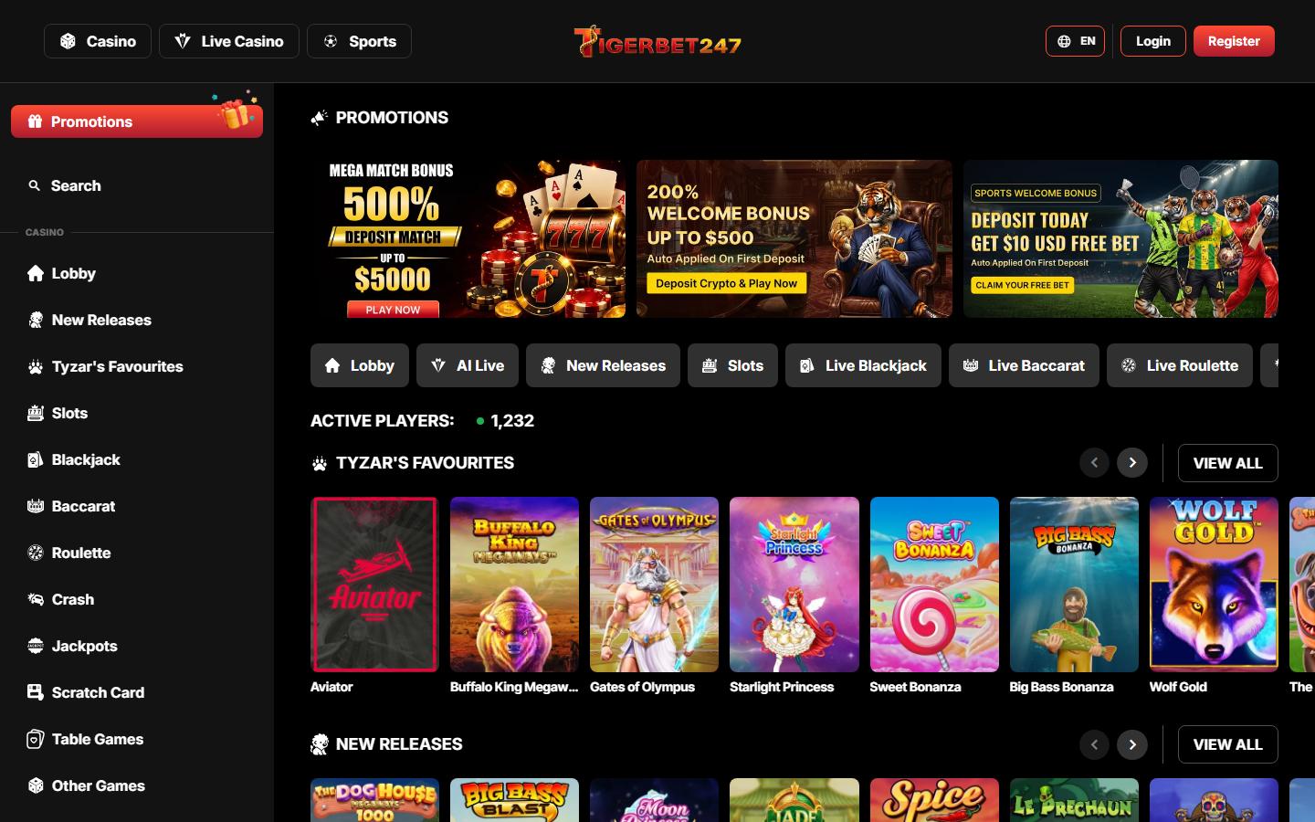 TigerBet247 Casino