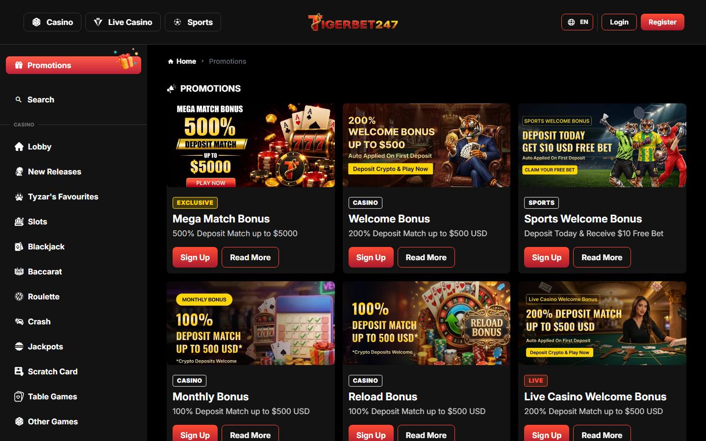 TigerBet247 Casino